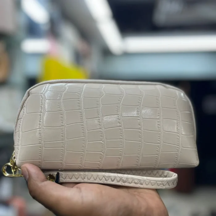Croc-Embossed Mobile Wallet