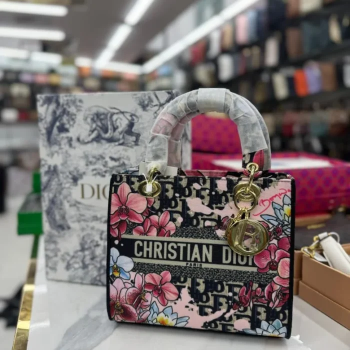 CD PU Leather Hand Bag